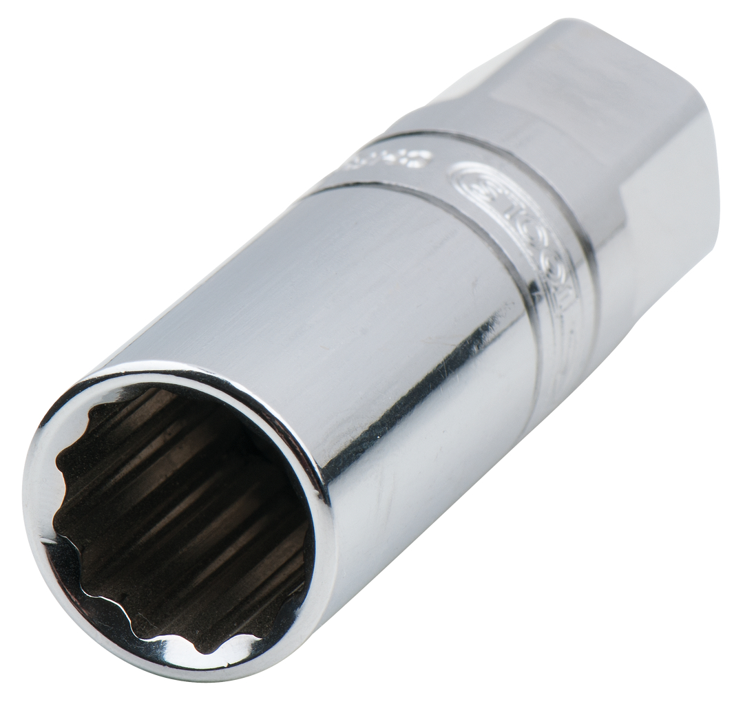 KS Tools 3/8" CHROMEplus® Spezial-Zündkerzen-Stecknuss, dünnwandig