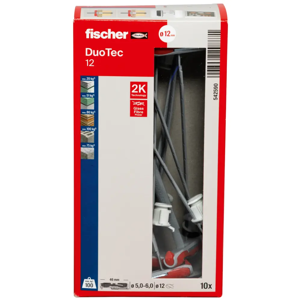 Fischer Nylon-Kippdübel DuoTec 12 (10)