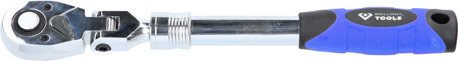 Brilliant Tools 1/2" Teleskop-Umschaltknarre mit flexibelem Kopf - BT022993
