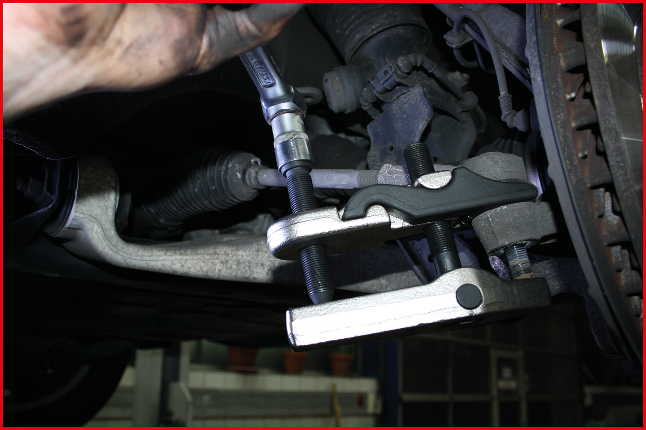 KS Tools Universal Kugelgelenk-Ausdrücker-Satz mit auswechselbaren Gabeln, 7-tlg
