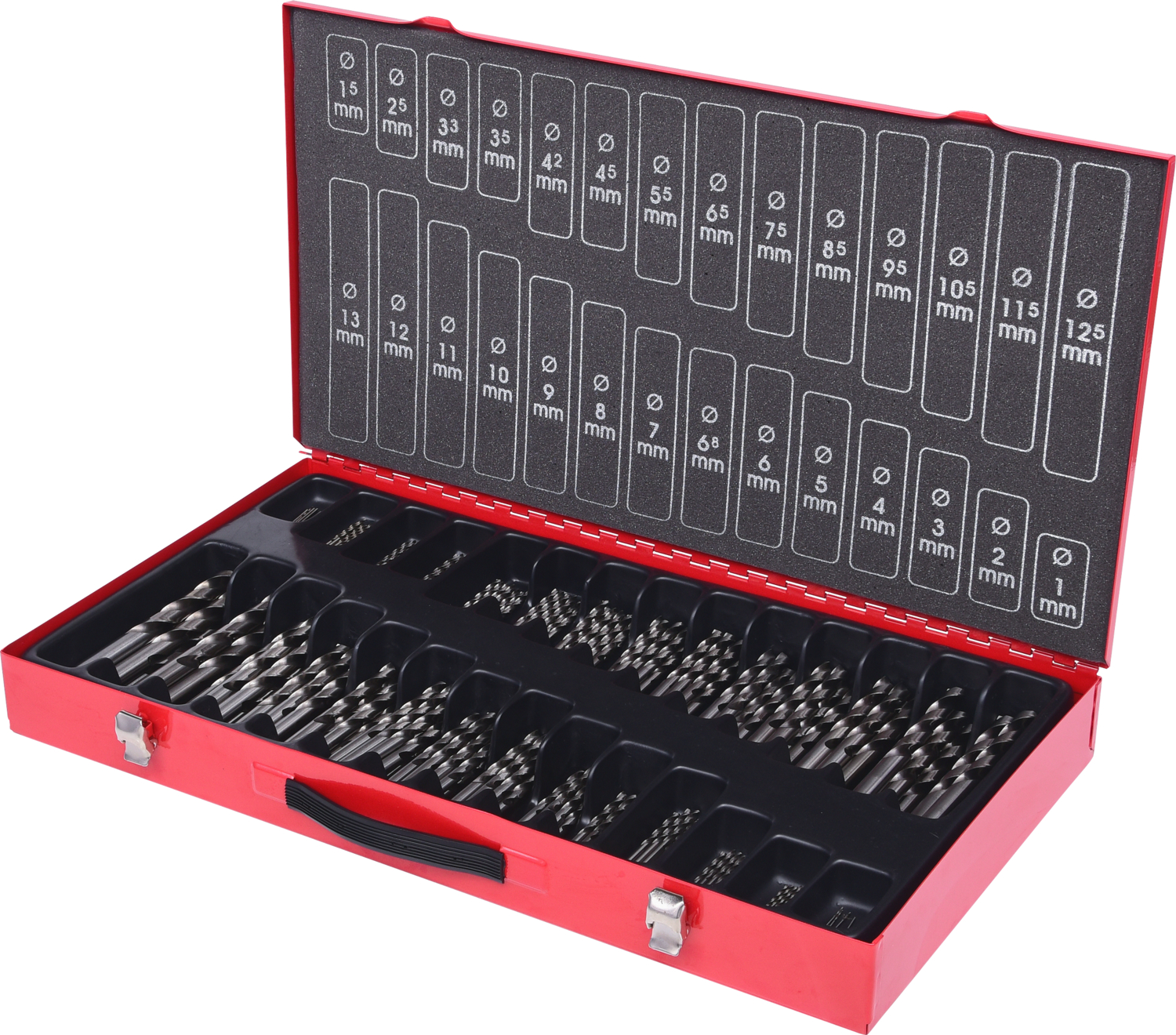 KS Tools HSS-G Spiralbohrer-Satz, 230-tlg, 1-13mm
