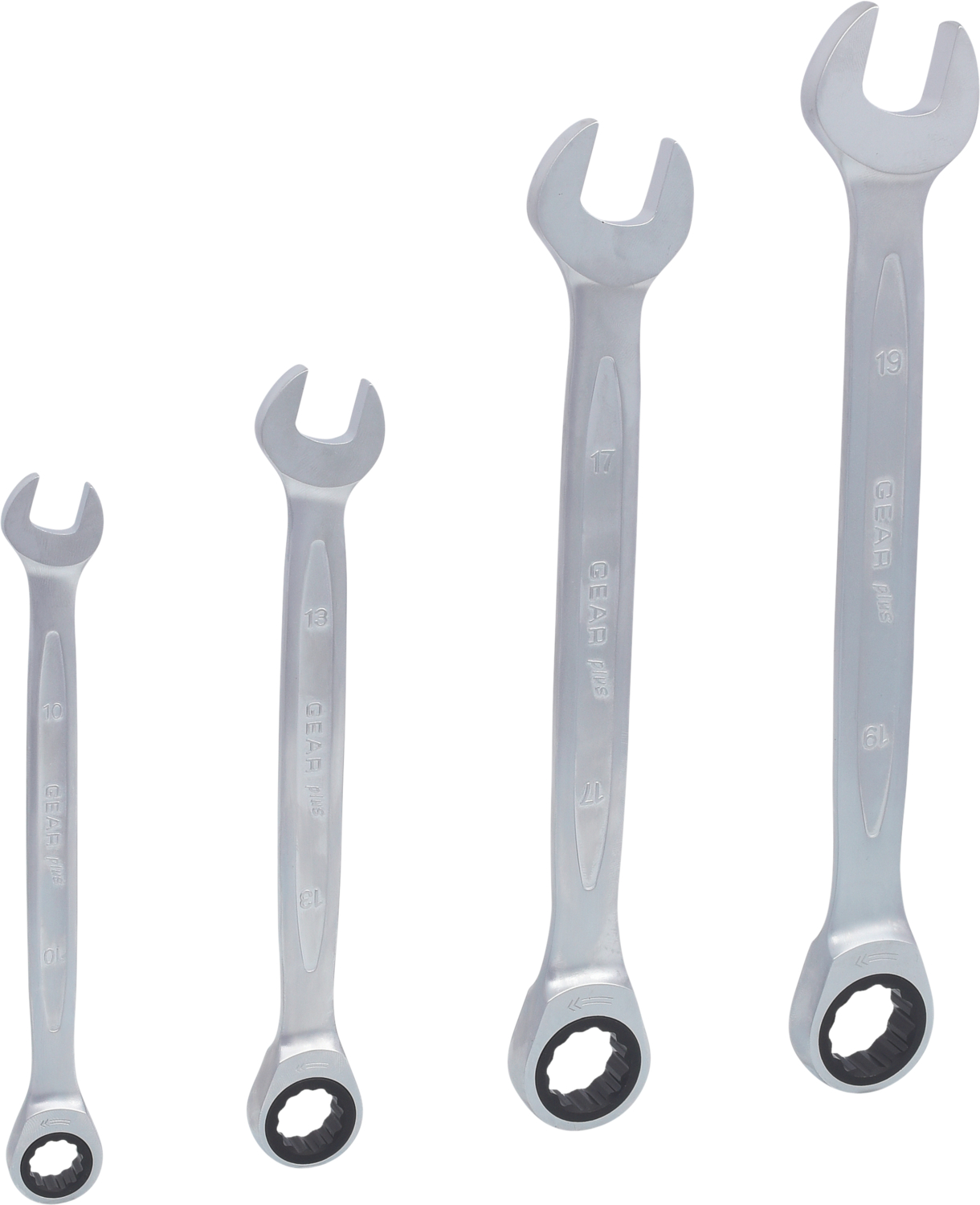 KS Tools GEARplus Ratschenringmaulschlüssel-Satz, 4-tlg 10-19mm