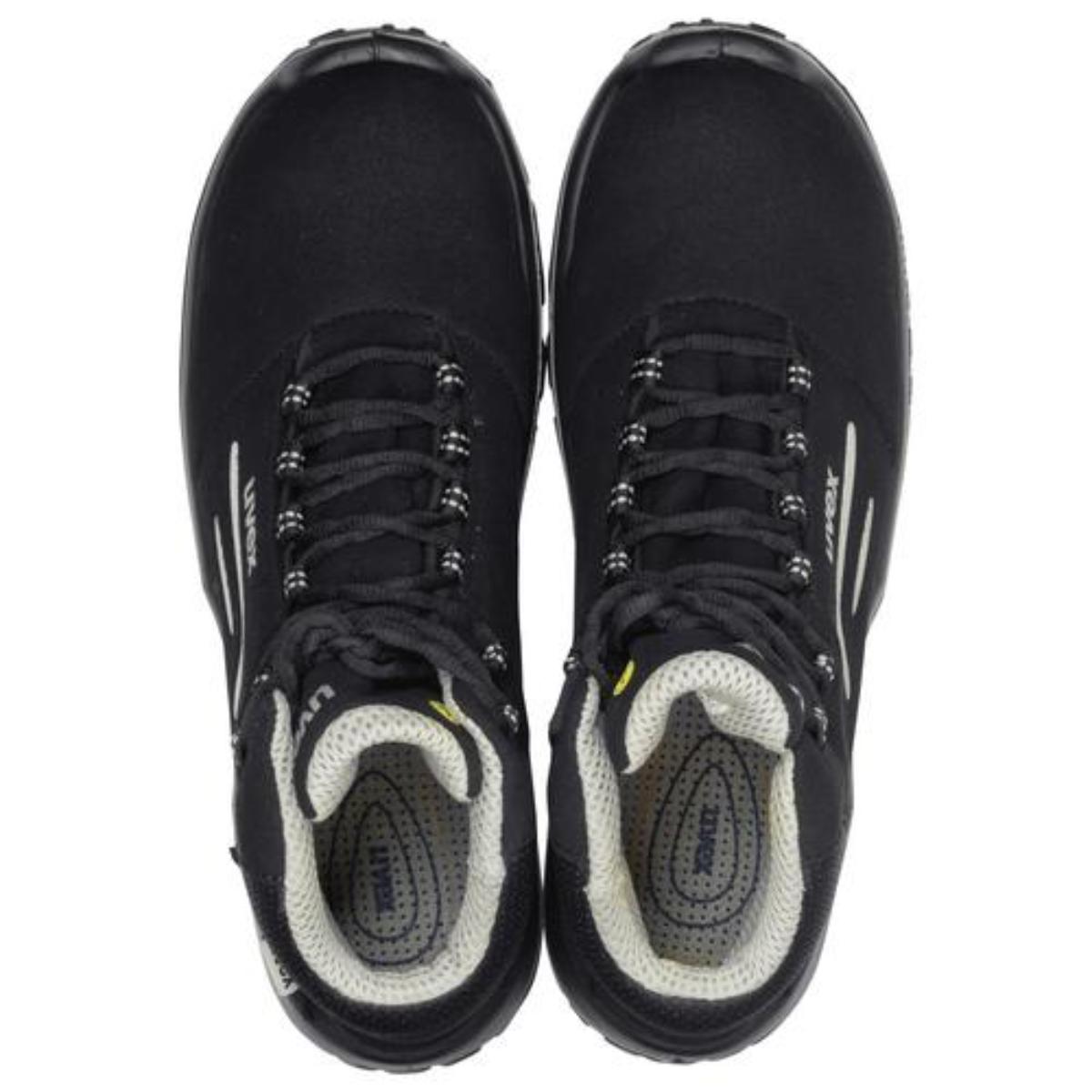 uvex motion style Sicherheitsschuh Stiefel S2, schwarz/silber