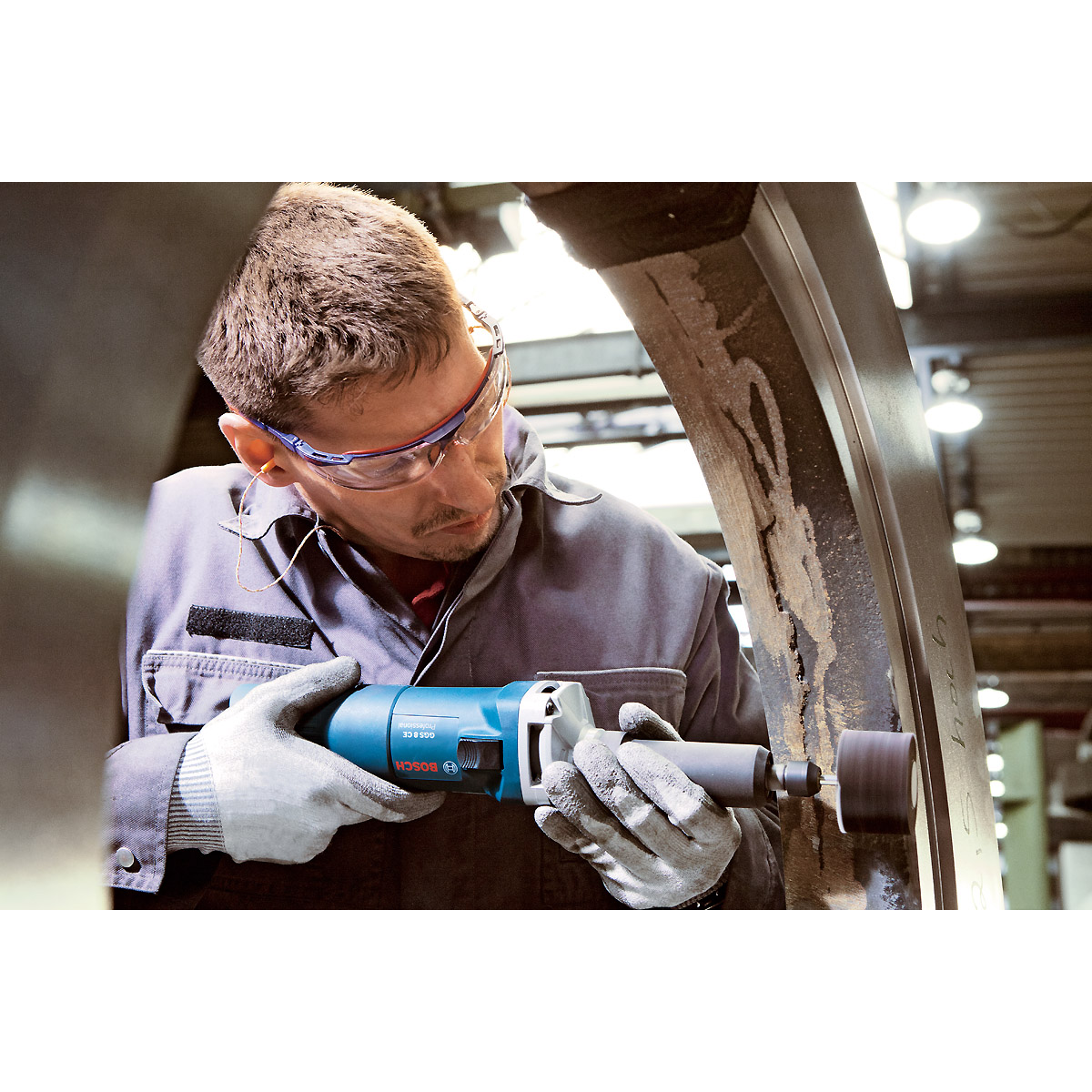 Bosch Geradschleifer GGS 8 CE mit 750 Watt Motor