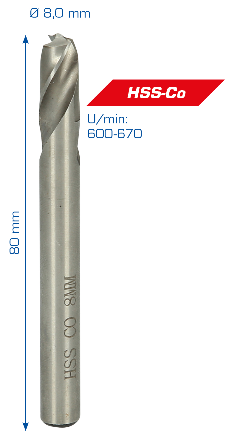 Brilliant Tools Schweißpunkt-Bohrer - BT516002