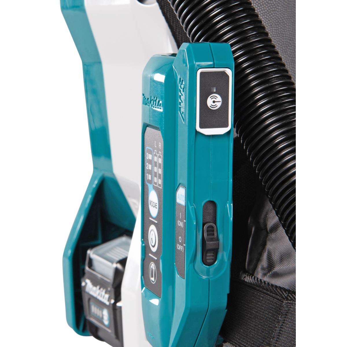 Makita Akku-Rucksackstaubsauger 40V max. - 200 mbar - 6 l - VC012GZ01