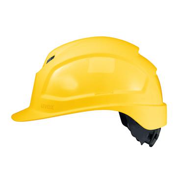 uvex pheos IES Schutzhelm mit Lüftung - mit Drehradsystem - langer Schirm