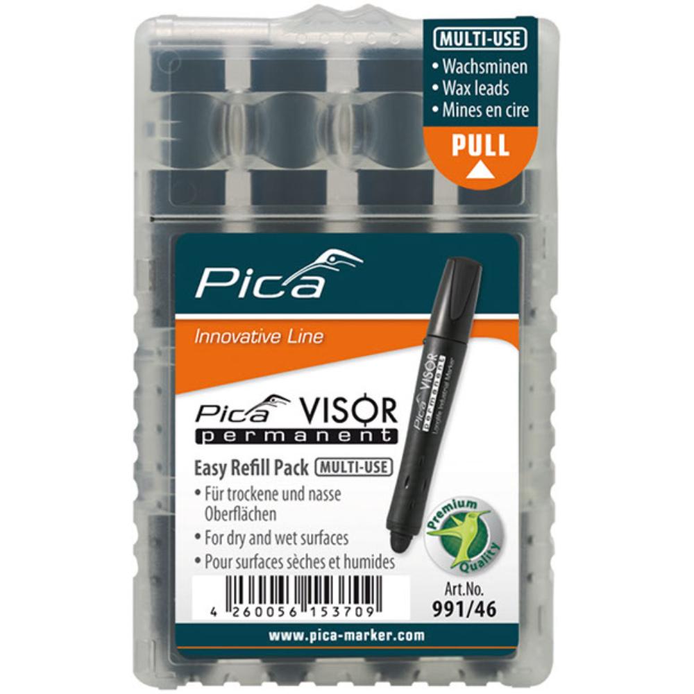 Pica VISOR permanent Ersatzminen, 4 Minen/Etui