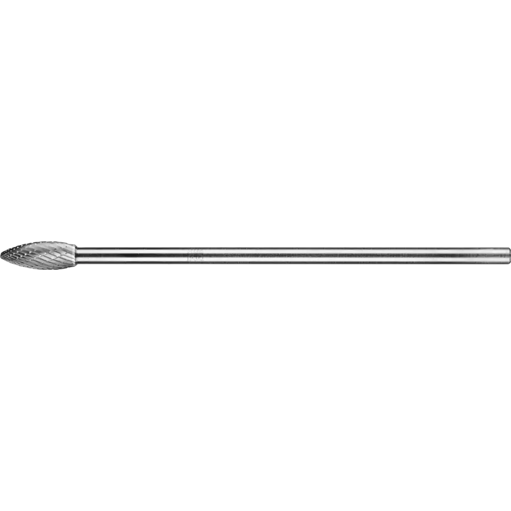 PFERD TOOLS Hartmetall Frässtift Flamme B Z3P universal mittel kreuzverzahnt mit Langschaft