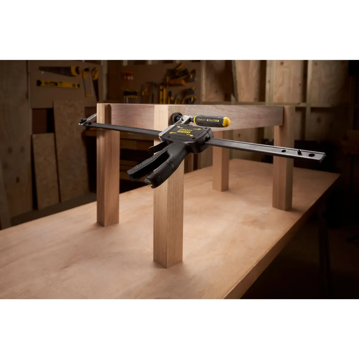 STANLEY FATMAX Einhandzwinge mit Schraubgriff Hybrid 300mm