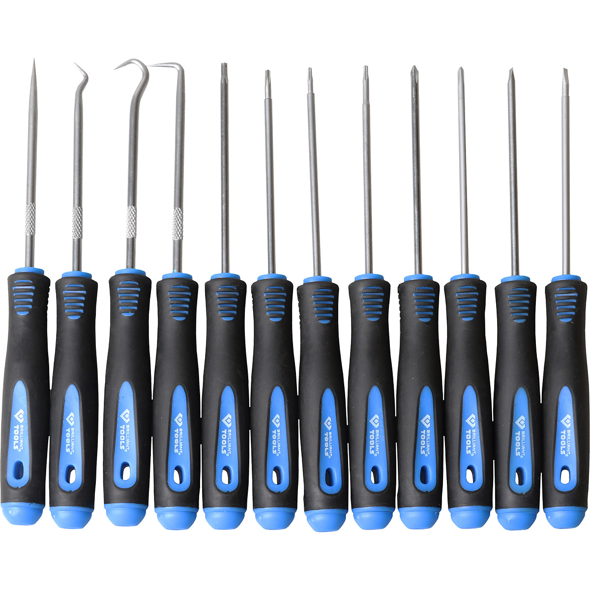 Brilliant Tools Haken- und Schraubendreher-Satz, 12-tlg