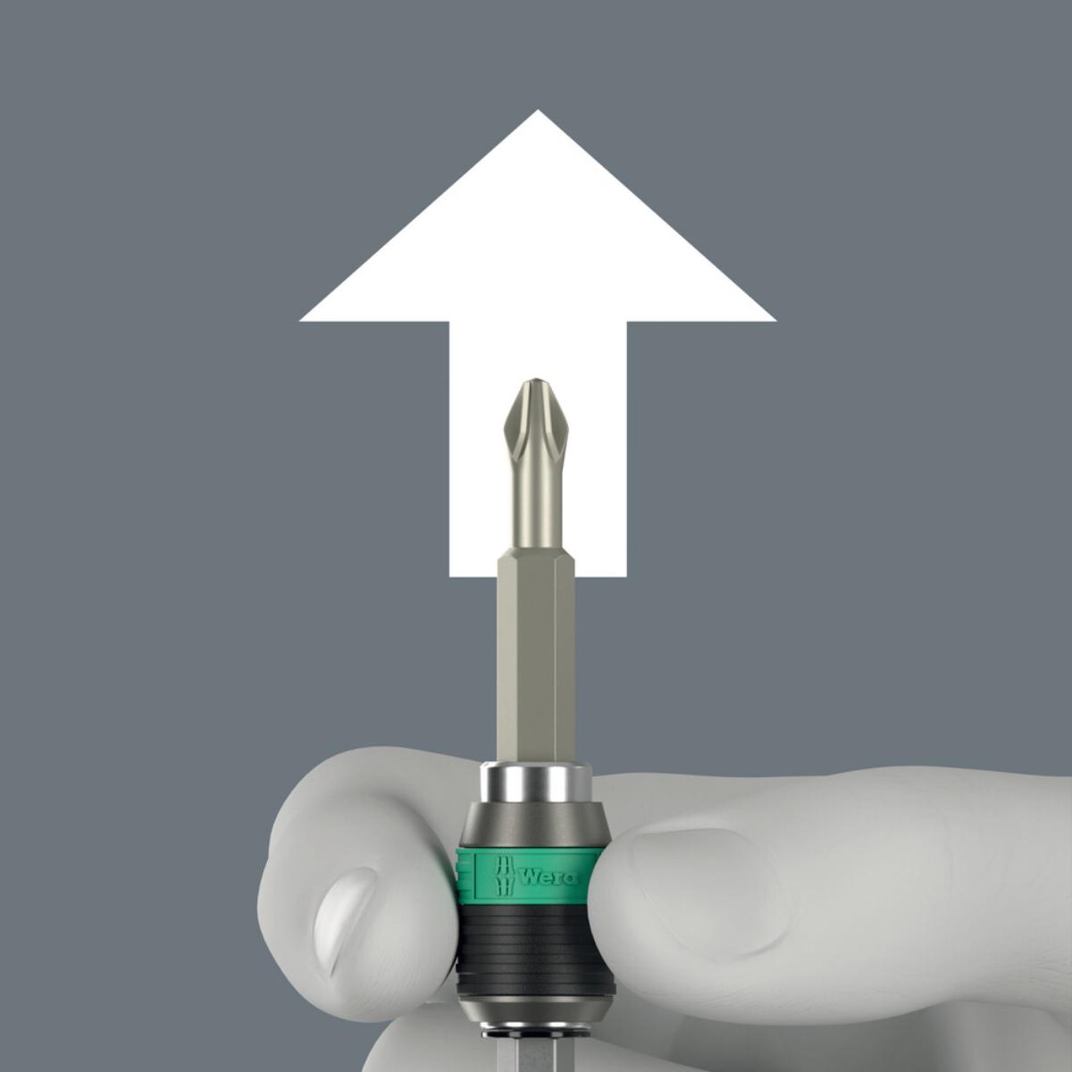 Wera 844/7 Gewindebohrer-Bit-Satz, 8-teiliges Set