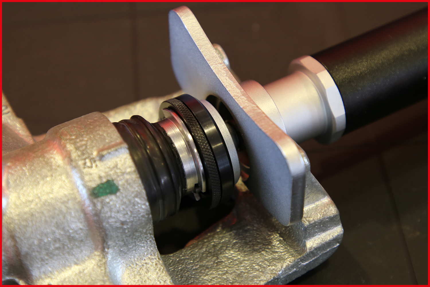 KS Tools Druckluftspindel für Bremskolben-Adapter für beengte Platzverhältnisse, 260mm