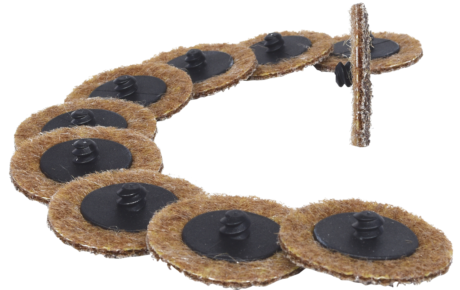 KS Tools Ersatz-Schleifpads, Ø50mm, 10er Pack Sandpapier