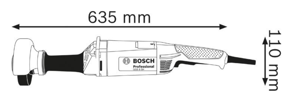 Bosch Geradschleifer GGS 8 SH