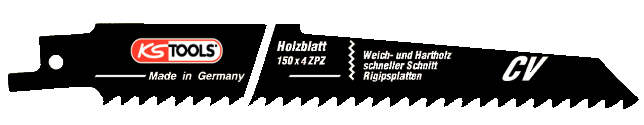 KS Tools Säbelsägeblatt, CV, 150mm, 6,3mm, 5er Pack