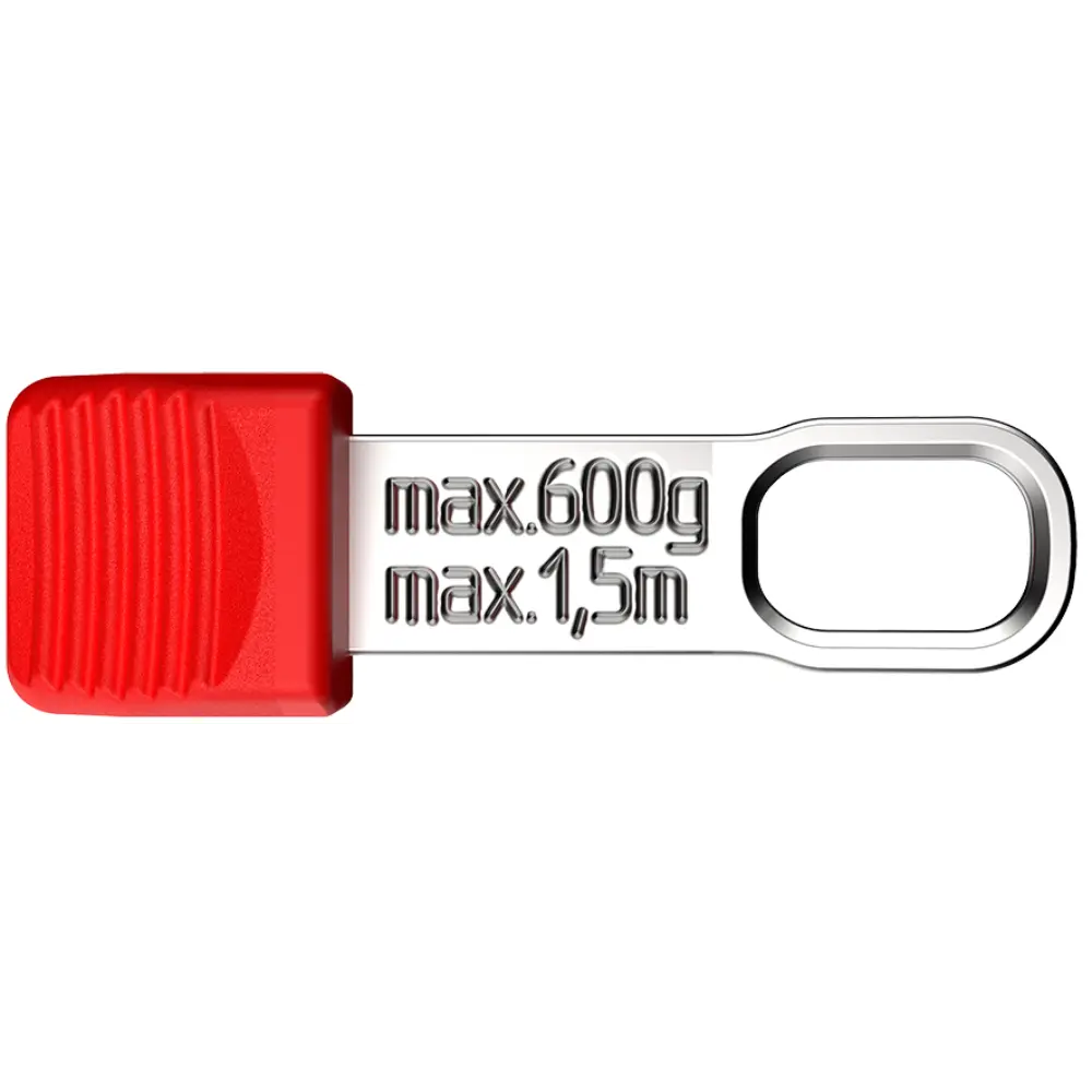 KNIPEX TetheredTool Clips rot (10 Stück) 30 mm
