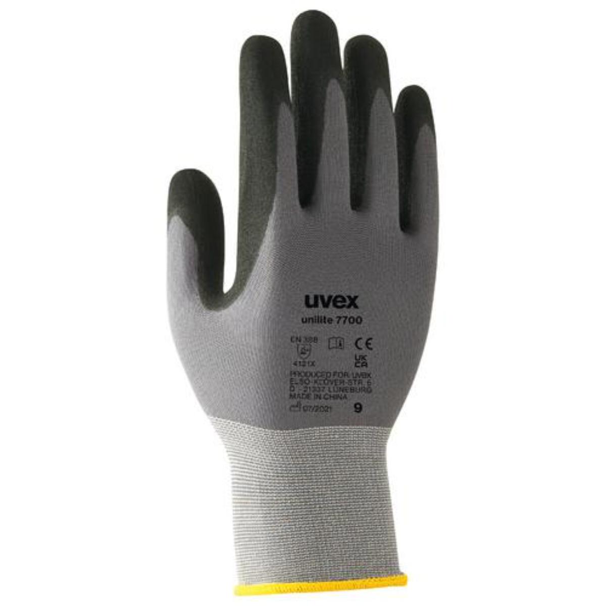 uvex unilite 7700 Montagehandschuh mit Strickbund