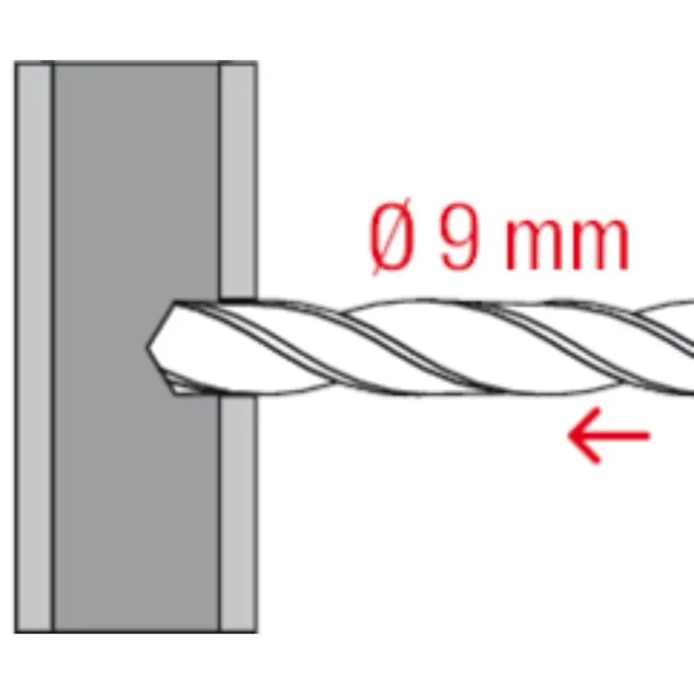 Fischer Balkonbekleidungsbefestiger P 9 K