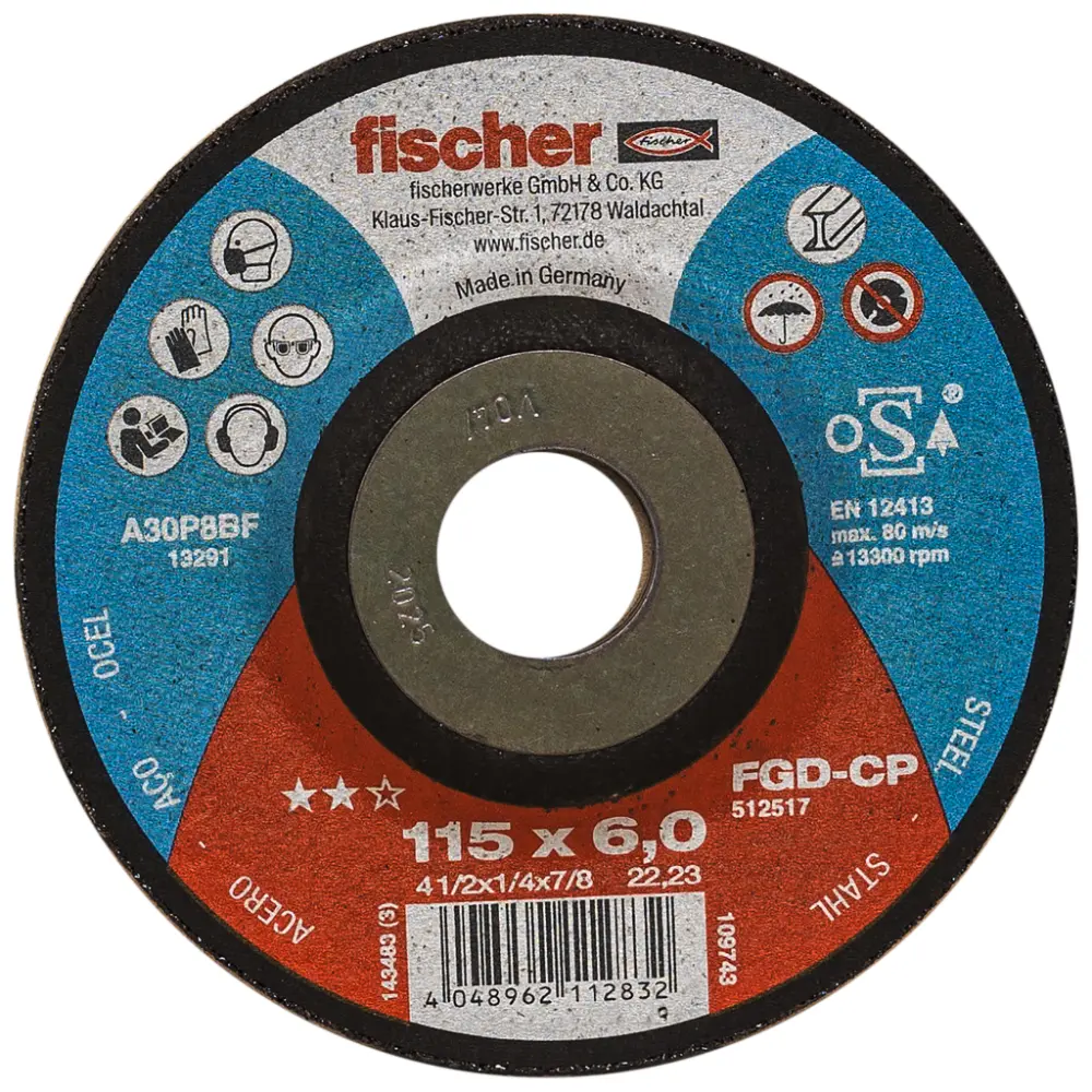 Fischer Schruppscheibe FGD-CP 115 x 6,0 x 22,23 Carbon