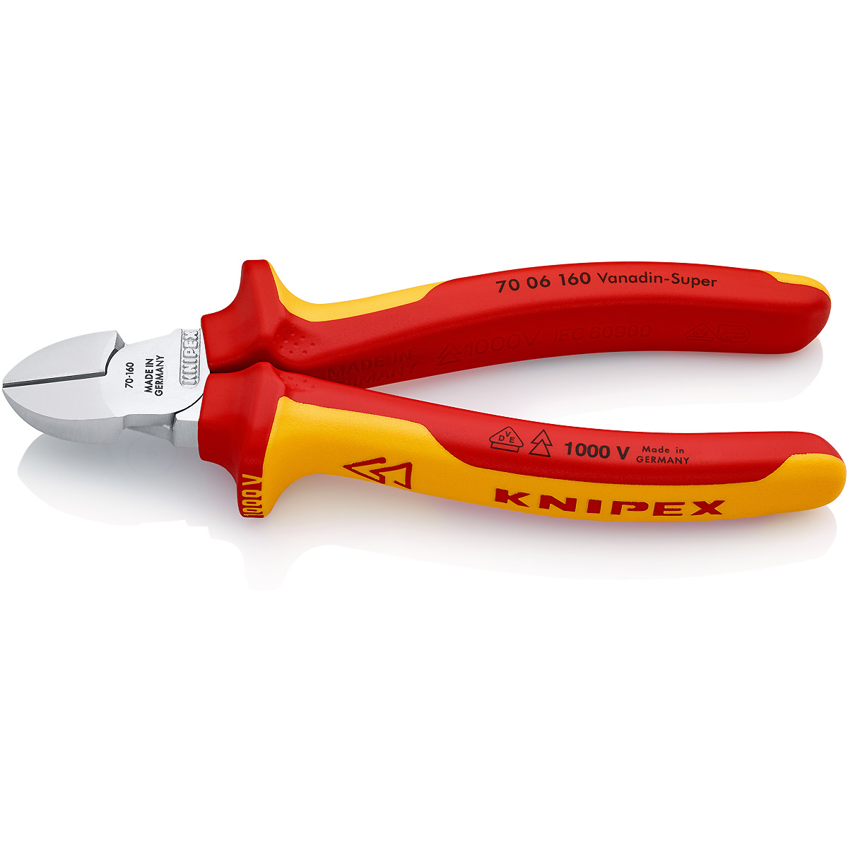 KNIPEX Seitenschneider isoliert, VDE-geprüft