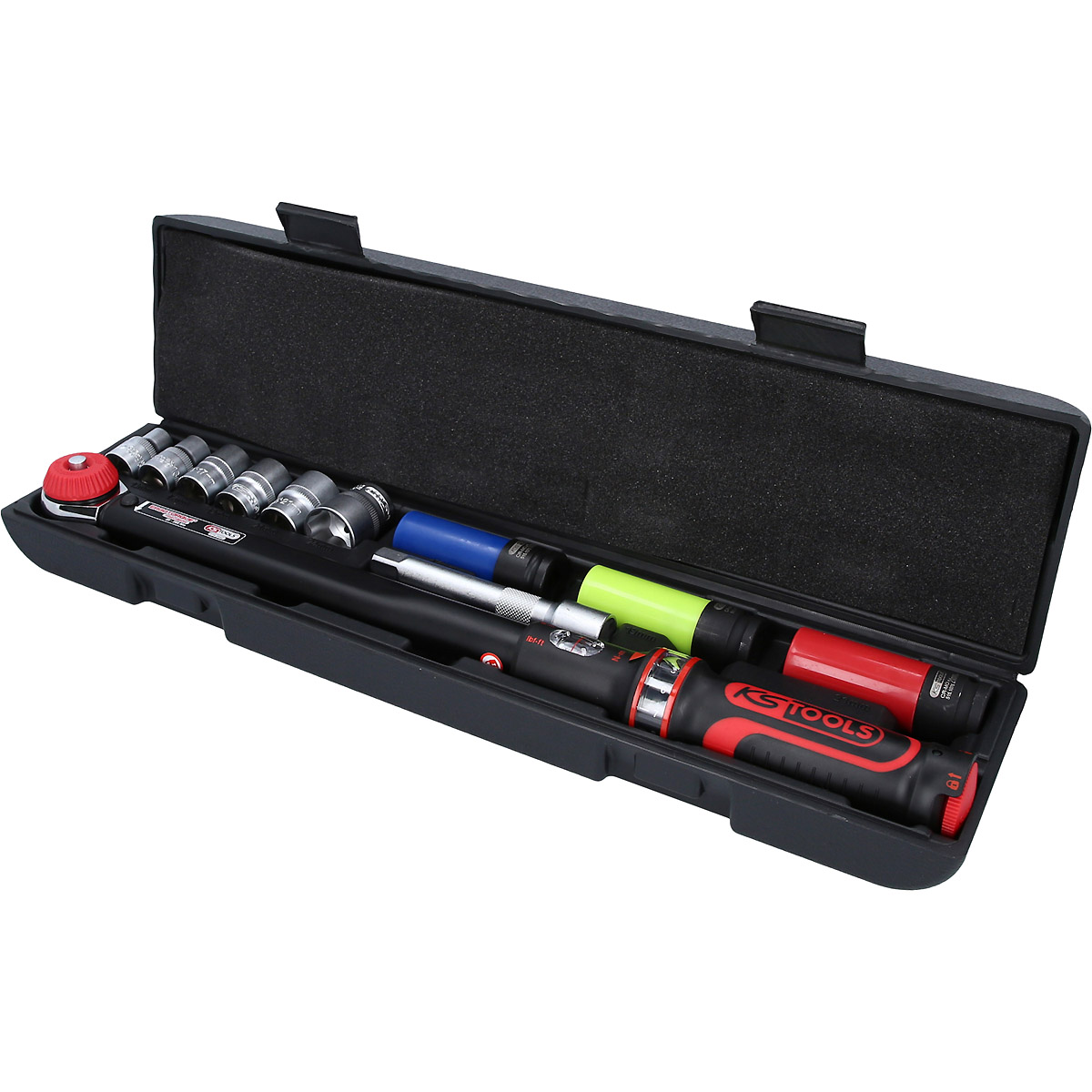 KS Tools 1/2"ERGOTORQUEprecision Drehmomentschlüssel-Satz, 20-200Nm, 11-tlg