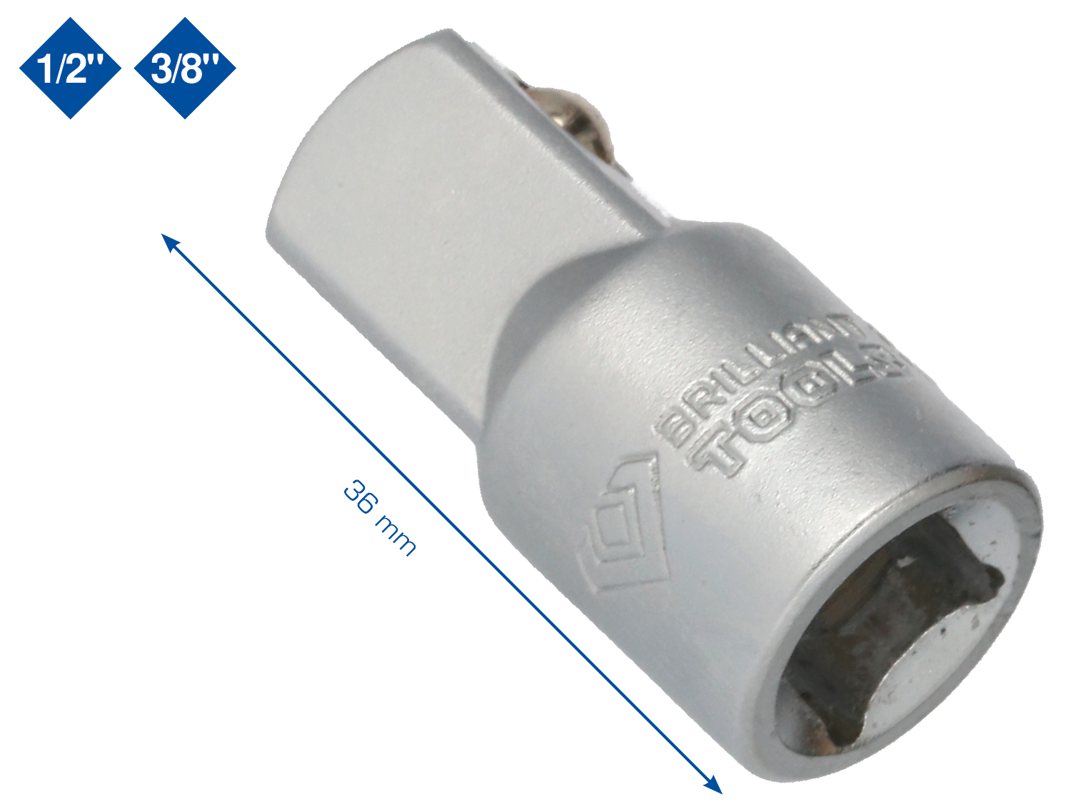 Brilliant Tools 1/2" Adapter auf 3/8" - BT022905