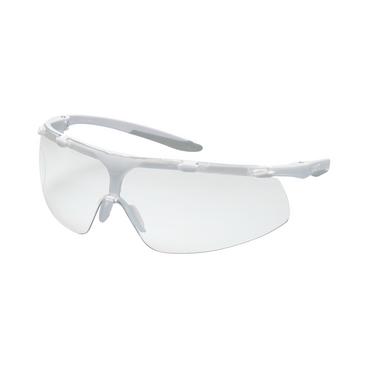 uvex Bügelbrille super fit weiß, grau