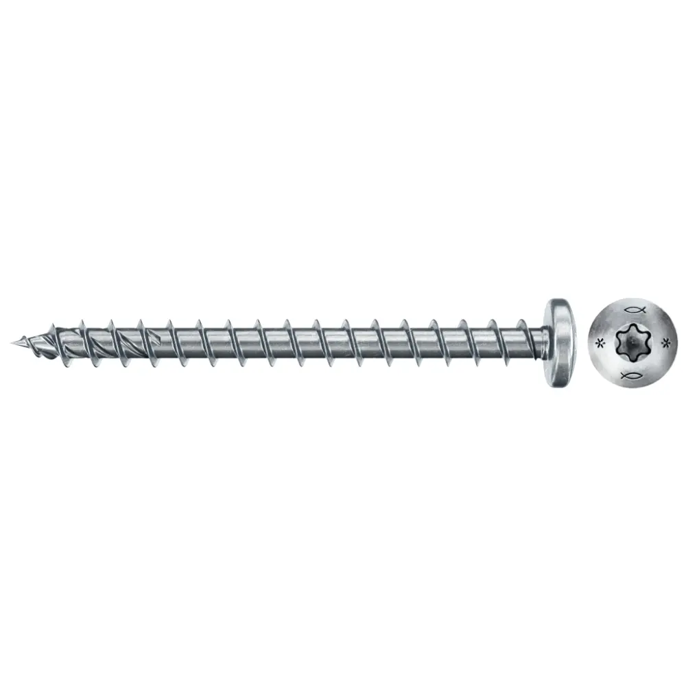 Fischer Spanplattenschraube 5,0x50 PowerFast FPF II PTF BC, Panhead, Innenstern TX, Vollgewinde