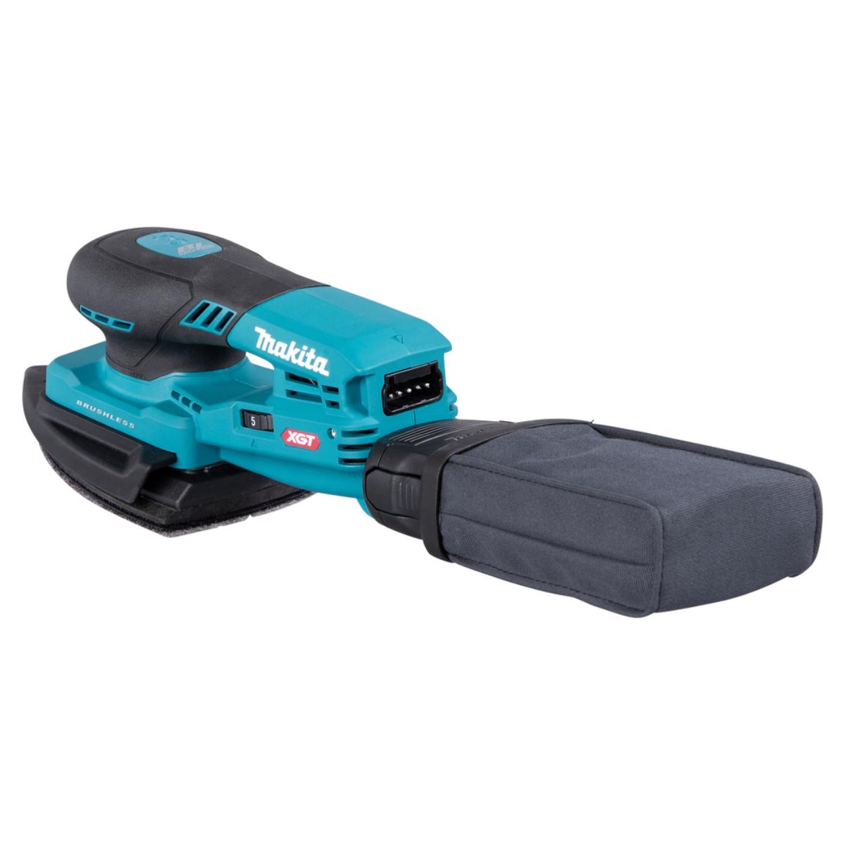 Makita Akku-Schwingschleifer XGT - Connector - Delta 100x150 mm - 3,0 mm Hub - 1,6 m Kabel