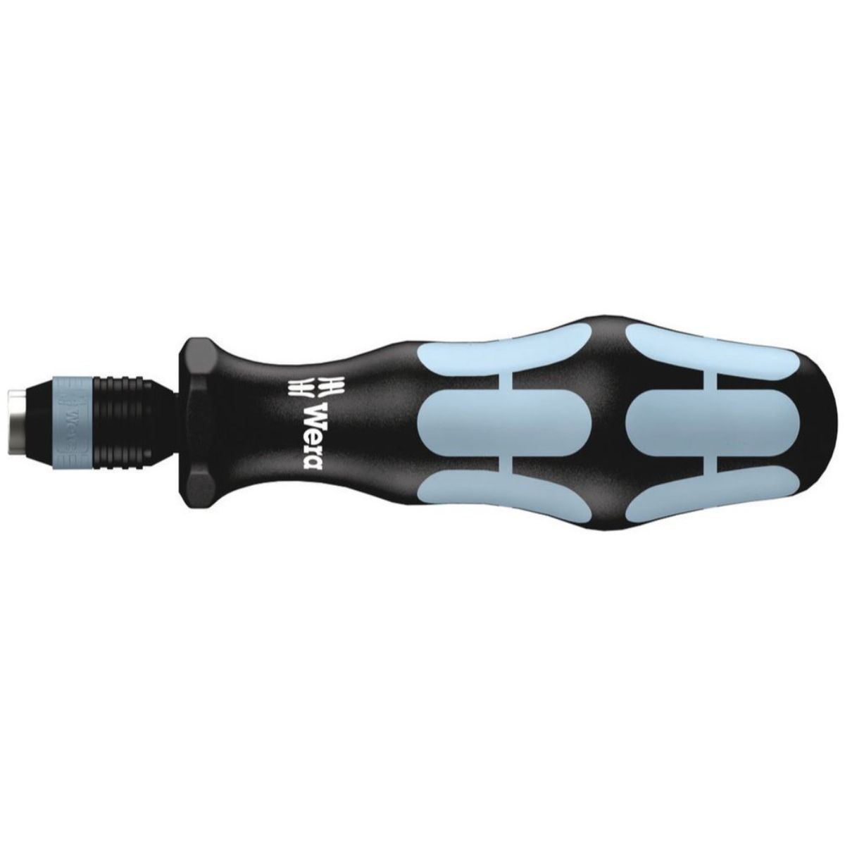 Wera 3816 R Bits-Handhalter mit Rapidaptor Schnellwechselfutter, Edelstahl