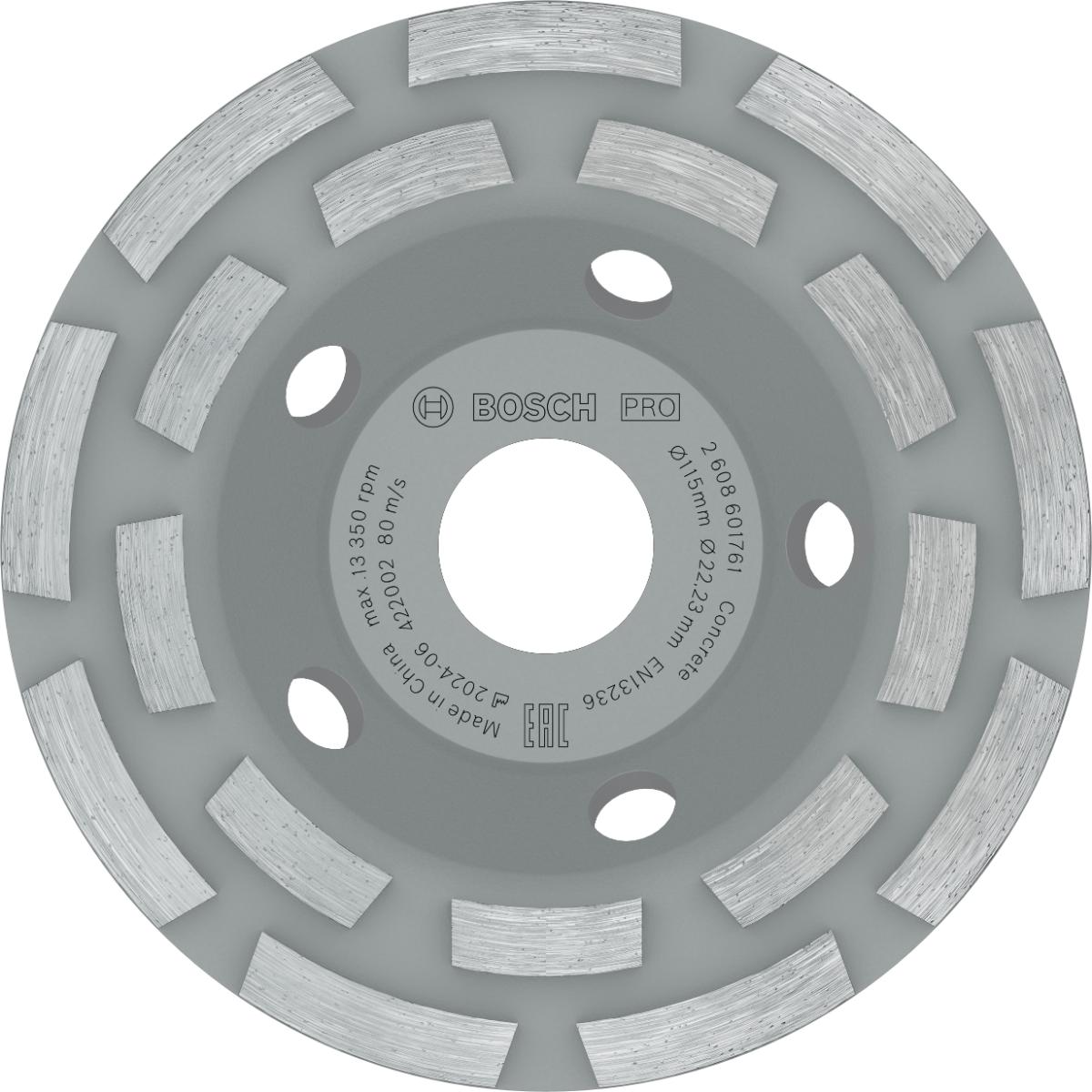 Bosch PRO Diamanttopfscheibe, Expert for Concrete, Durchmesser 115 mm
