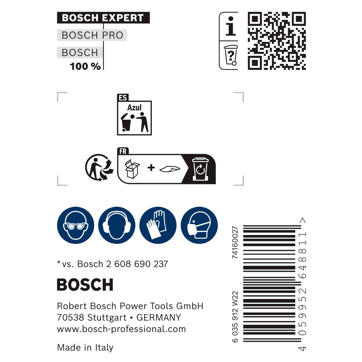 Bosch EXPERT SDS max-8C Flachmeißel, 25 x 400 mm, 10-Stück