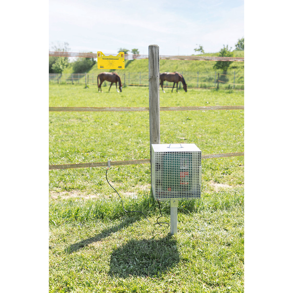 Kerbl Metall-Akkukasten elektrifizierbar