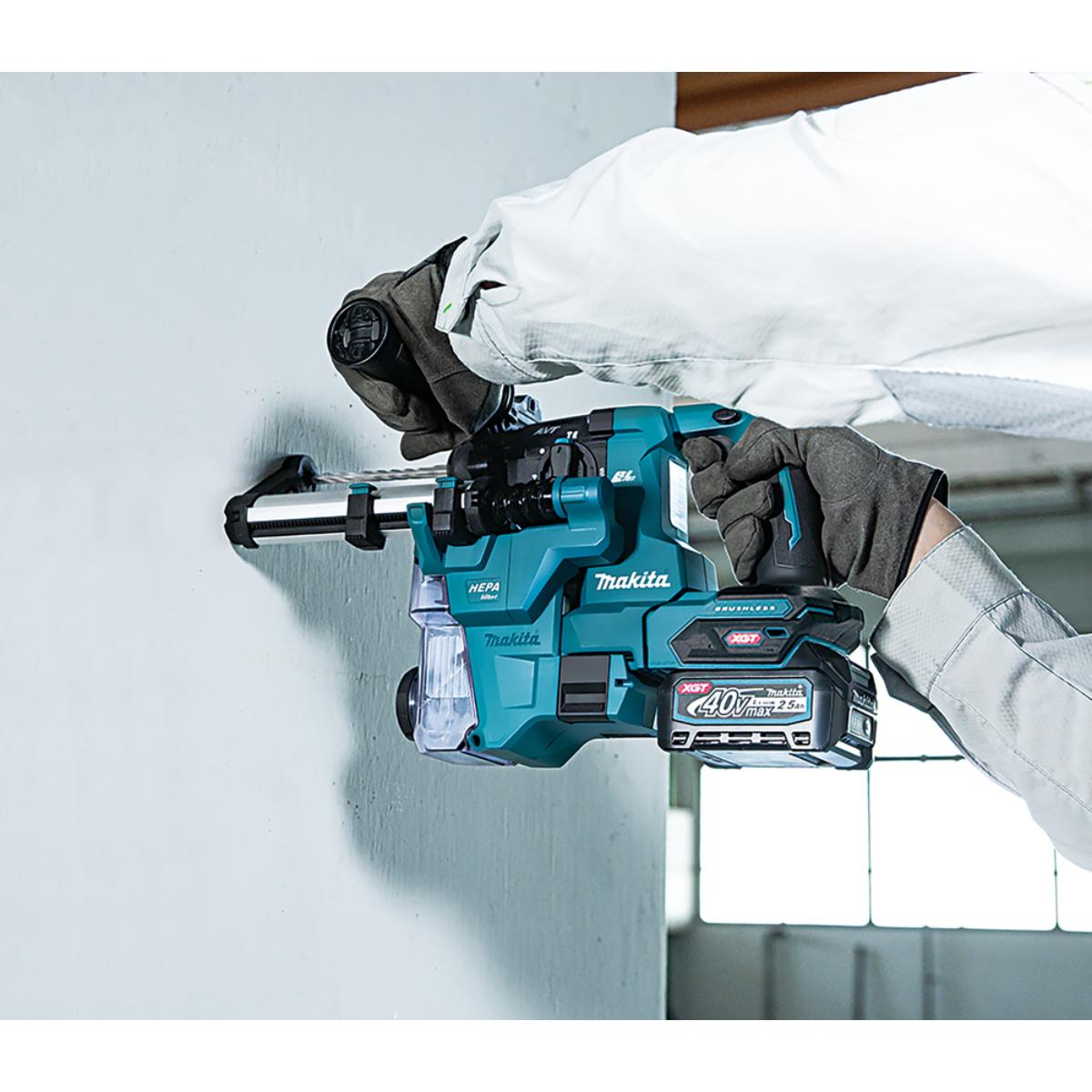 Makita Akku-Kombihammer 40V max. - SDS-PLUS - 2,1 J - 20 mm - HR010GD201