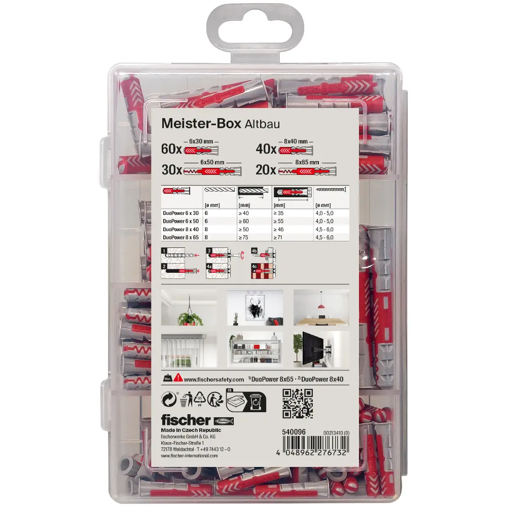 Fischer Dübelsortiment Meister-Box Altbau (150 Teile)