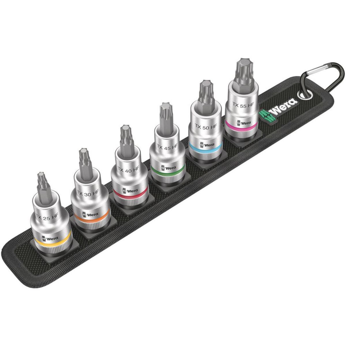 Wera Belt C 3 TORX HF Zyklop Bitnuss-Satz TORX, mit Haltefunktion, 1/2"-Antrieb, 6-teilig