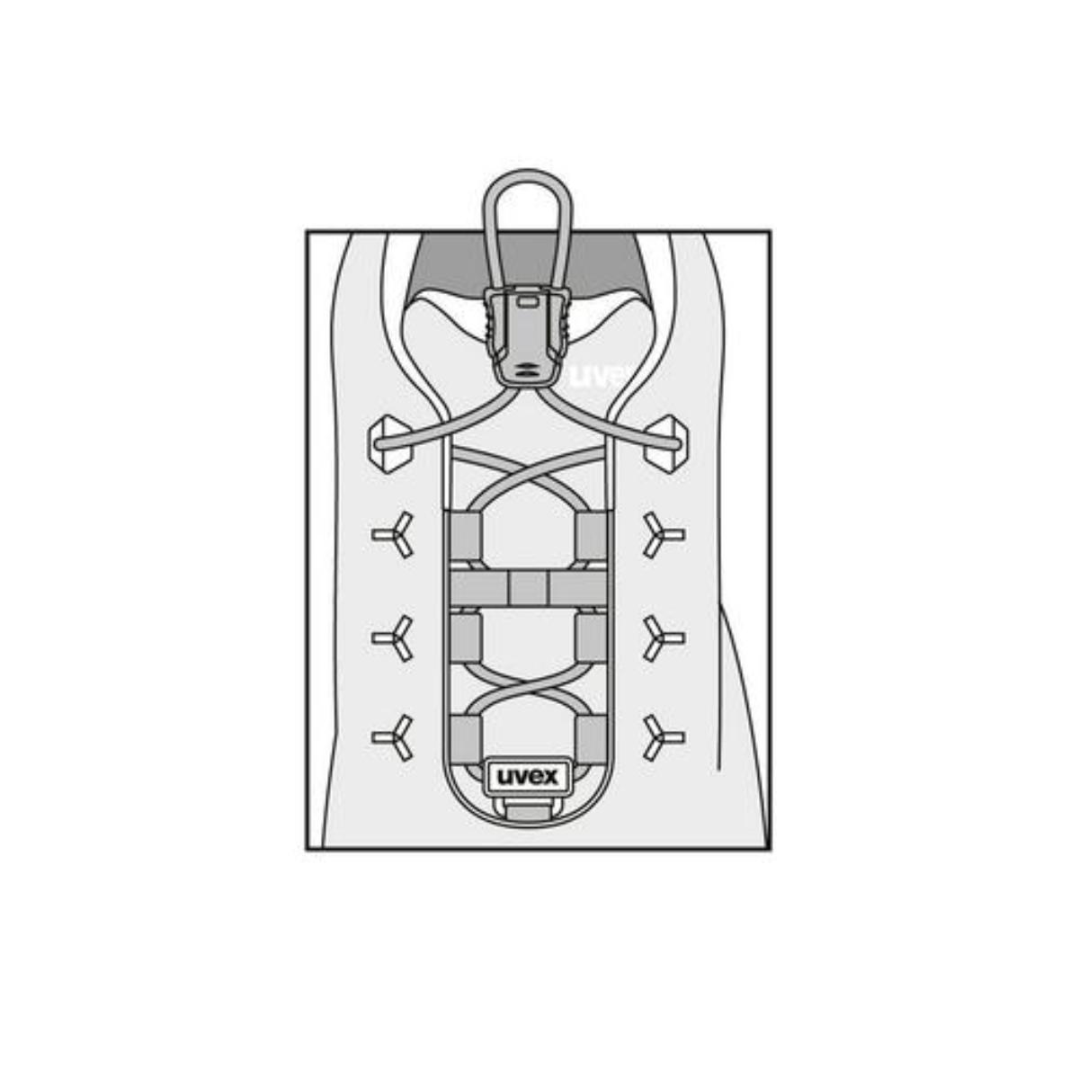 uvex Elastiksenkel - Set für uvex 2
