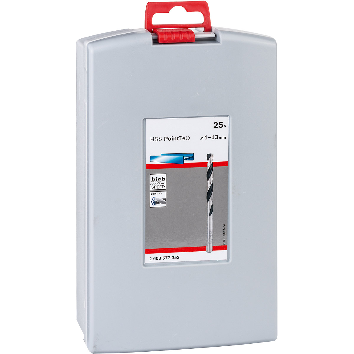 Bosch Metallspiralbohrer HSS-Set PointTeQ, DIN 338, 25-teilige ProBox