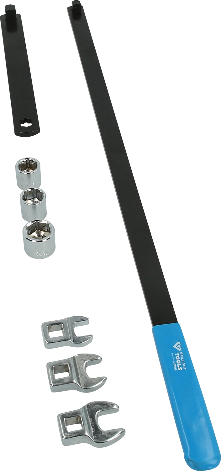 Brilliant Tools Keilriemen und Spannrollen-Schlüssel-Satz, 8-tlg - BT571050
