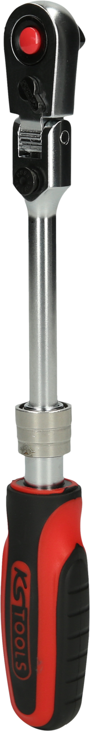 KS Tools 1/4" SlimPOWER Teleskop-Gelenk-Umschaltknarre, 72 Zahn