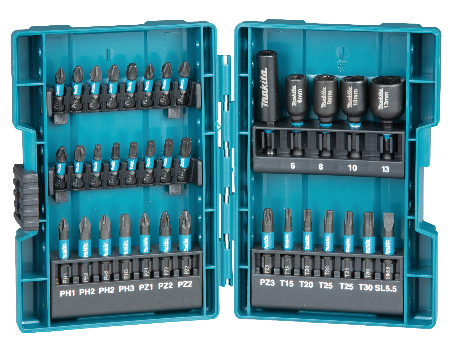 Makita Impact Black Bit-Set, 35-teilig - PH, PZ, T, SL - B-66880