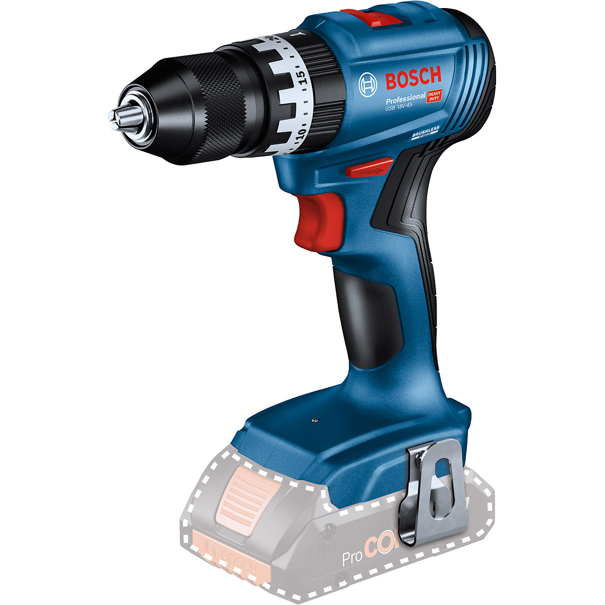 Bosch Akku-Schlagbohrschrauber GSB 18V-45