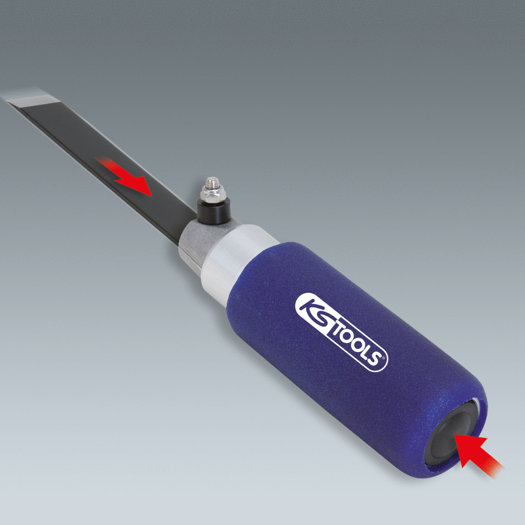 KS Tools Ziehmesser mit Schnellwechselsystem, 130mm