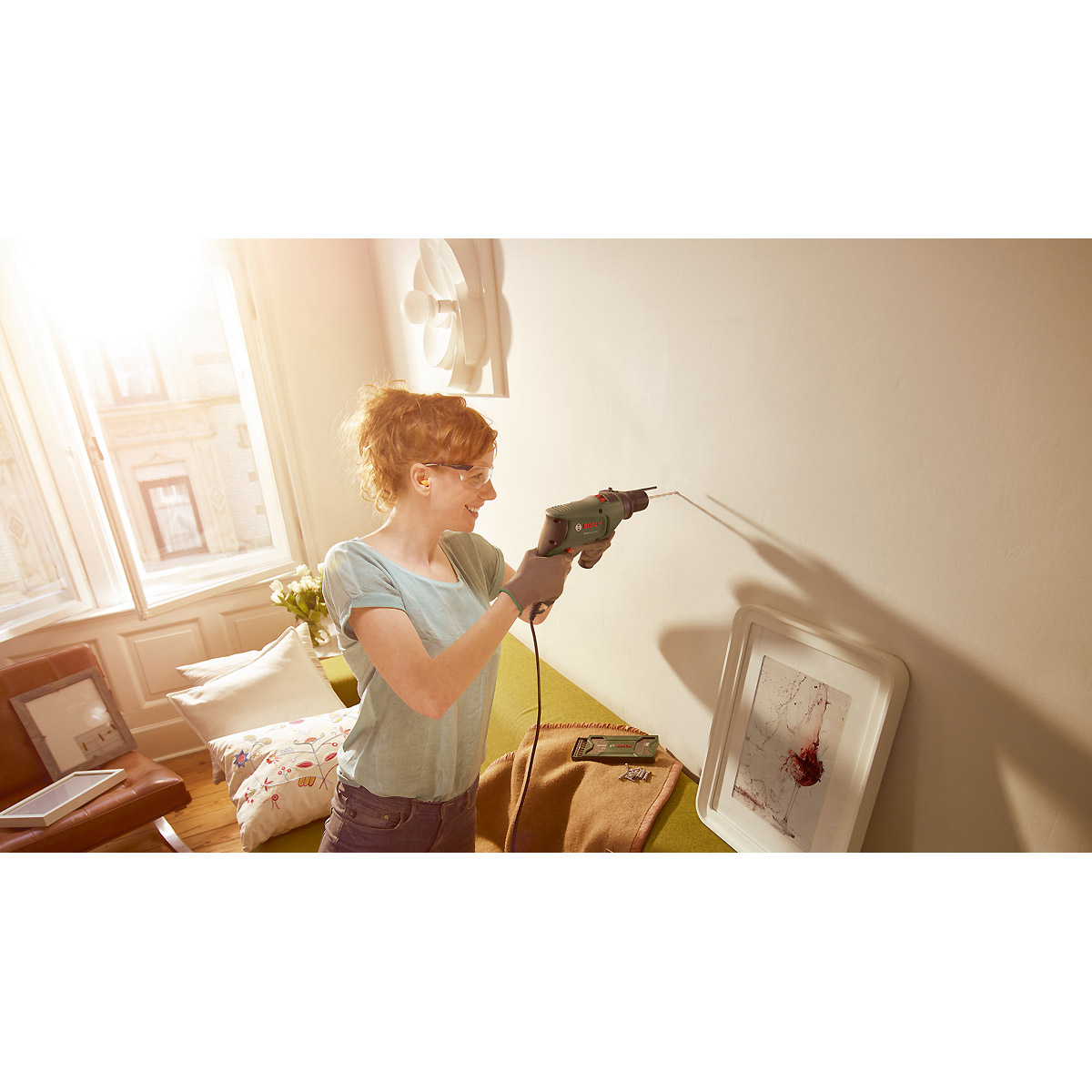 Bosch Schlagbohrmaschine EasyImpact 600 mit Tragekoffer