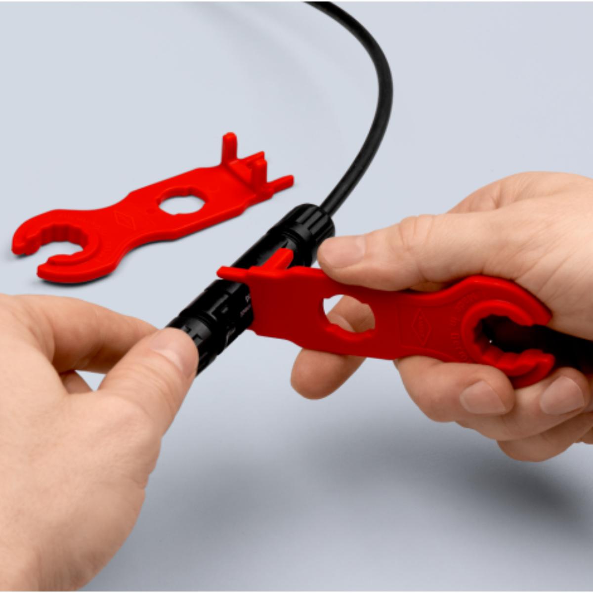 KNIPEX Montagewerkzeug-Set für Solar-Steckverbinder MC4 (Multi-Contact) 115 mm