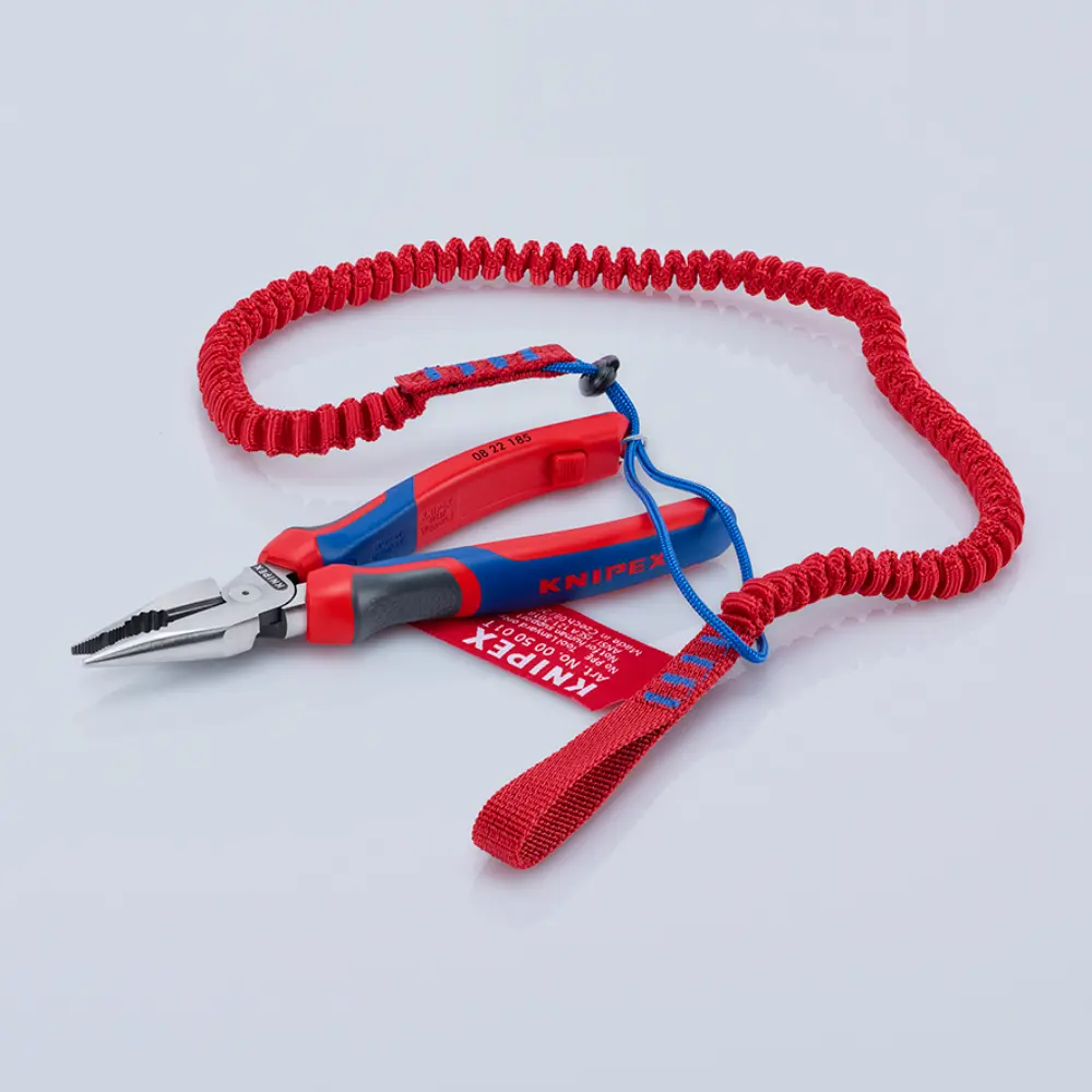 KNIPEX TetheredTool Clips rot (10 Stück) 30 mm