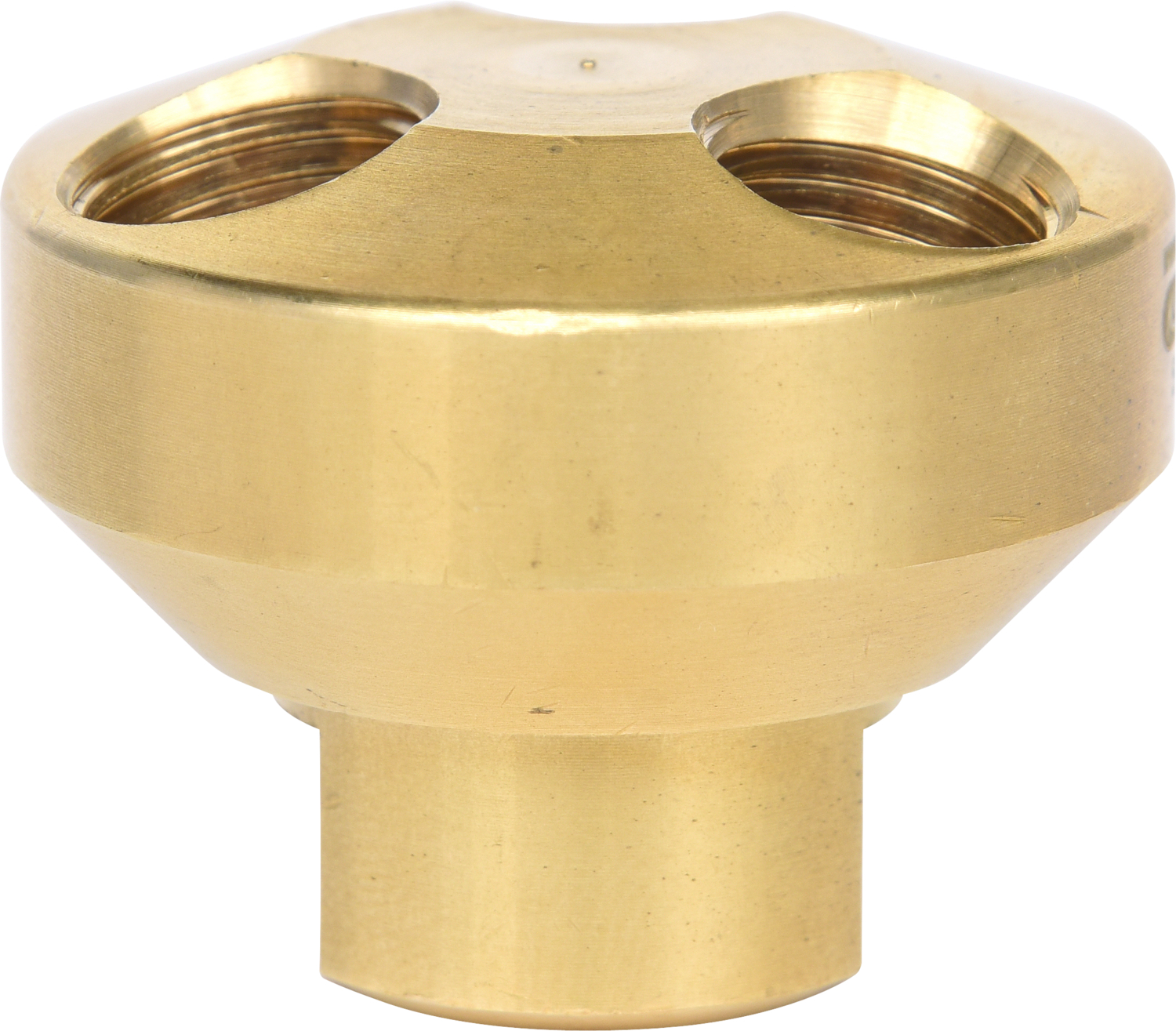 KS Tools 1/4" Messing-Druckluft 3-fach Verteiler, 41mm