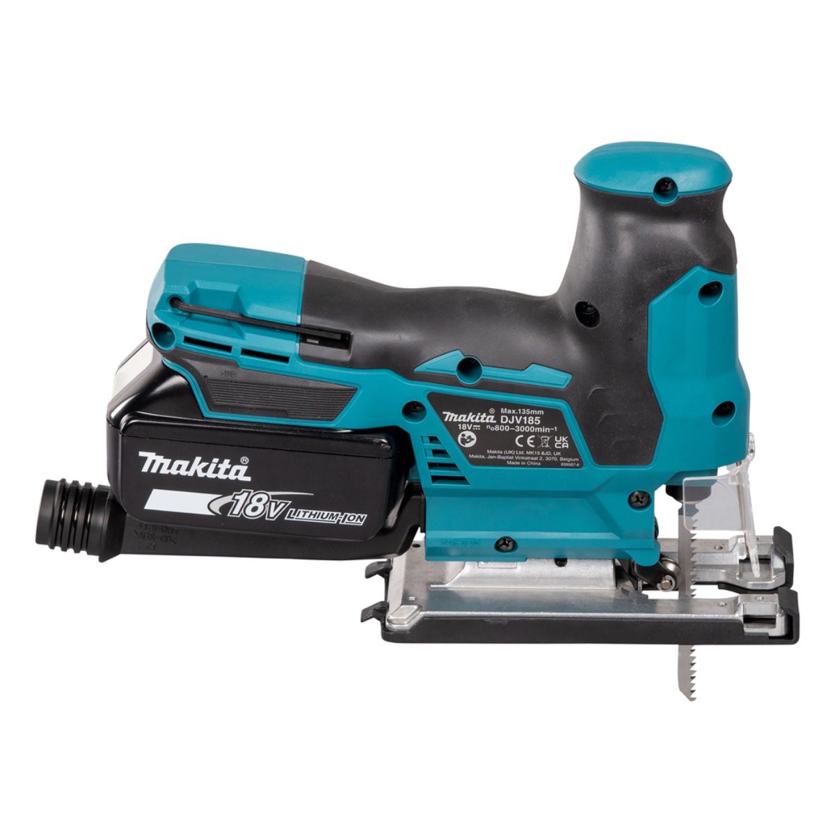 Makita Akku-Pendelhubstichsäge 18V / 3,0 Ah, 1 Akku + Ladegerät im MAKPAC DJV185RF1J