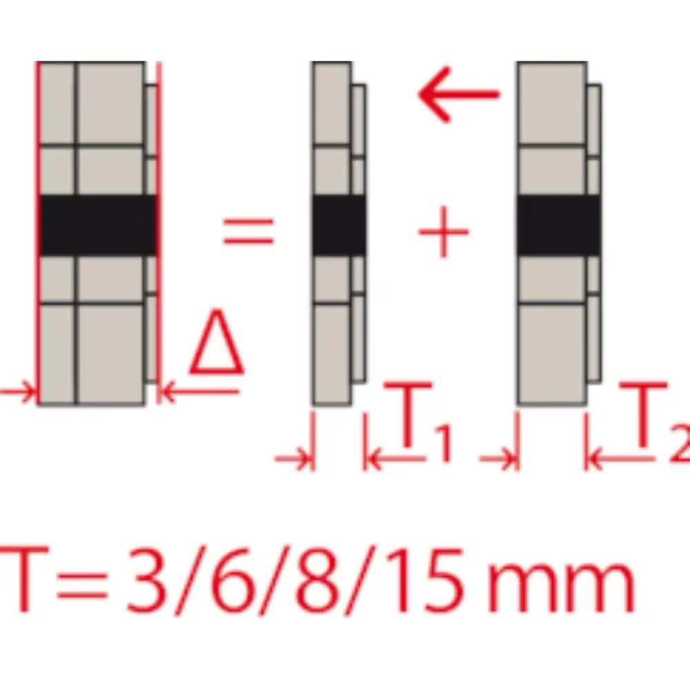 Fischer Distanz-Ausgleichs-Disk DAD 1mm